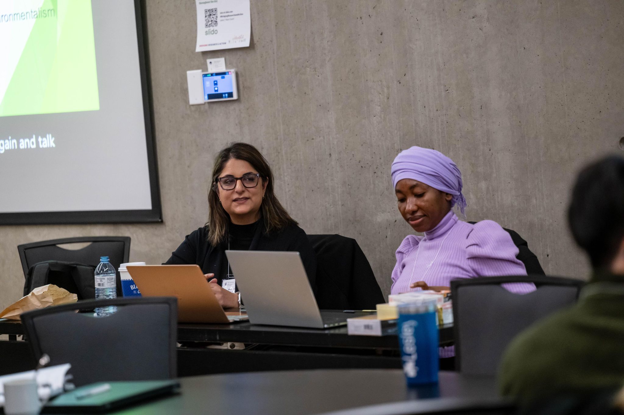 Shahin Kassam and Jemima Baada hosting the Climate Conversation