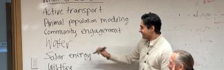 Majidullah Shaikh writes records what researchers at UBCO are doing in the field of climate solutions while John Janmaat looks at the board.