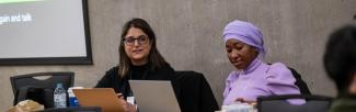 Shahin Kassam and Jemima Baada hosting the Climate Conversation